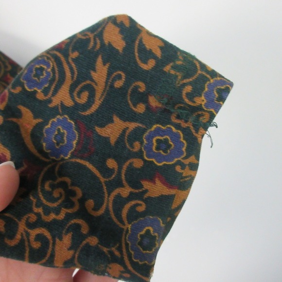 LL Bean Long Sleeve Maxi Dress S Floral Cottagecore Cotton Boho Vtg Grandma 504 - Picture 5 of 13